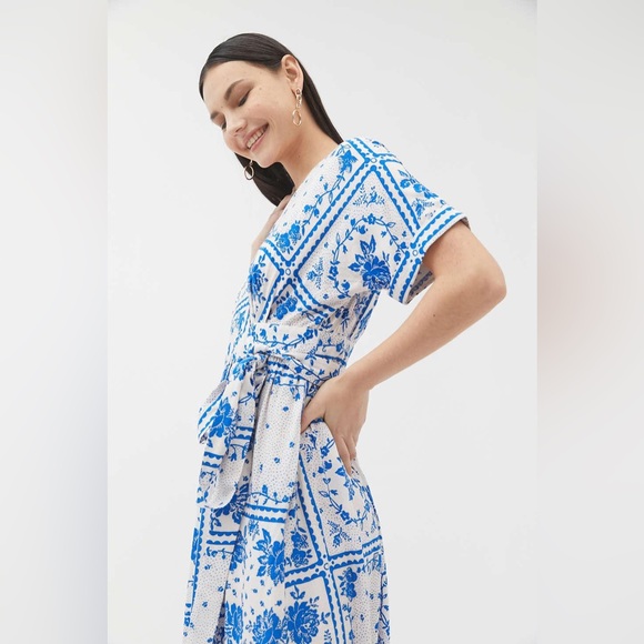 URBAN OUTFITTERS Gabrielle Wrap Dress - Picture 3 of 12